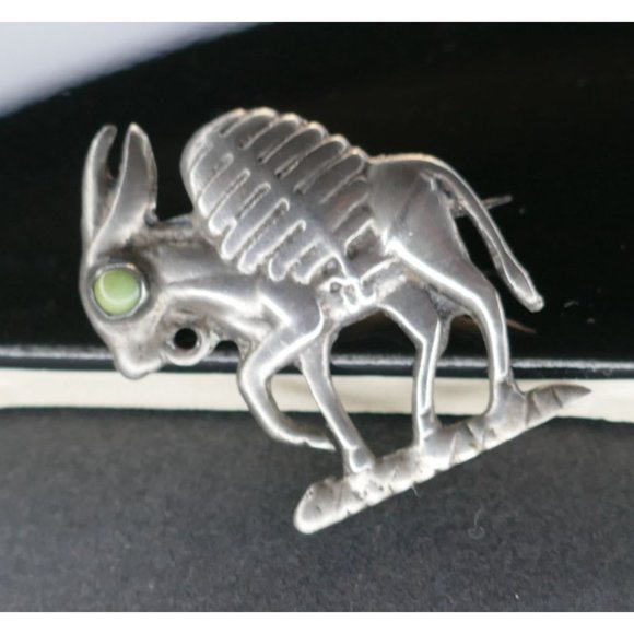 Vintage Mexican Sterling Silver Loaded Pack Burro - Picture 2 of 4